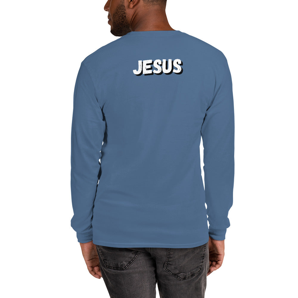 For God I Will Live, For God I Will Die (Stripe) Long Sleeve Shirt