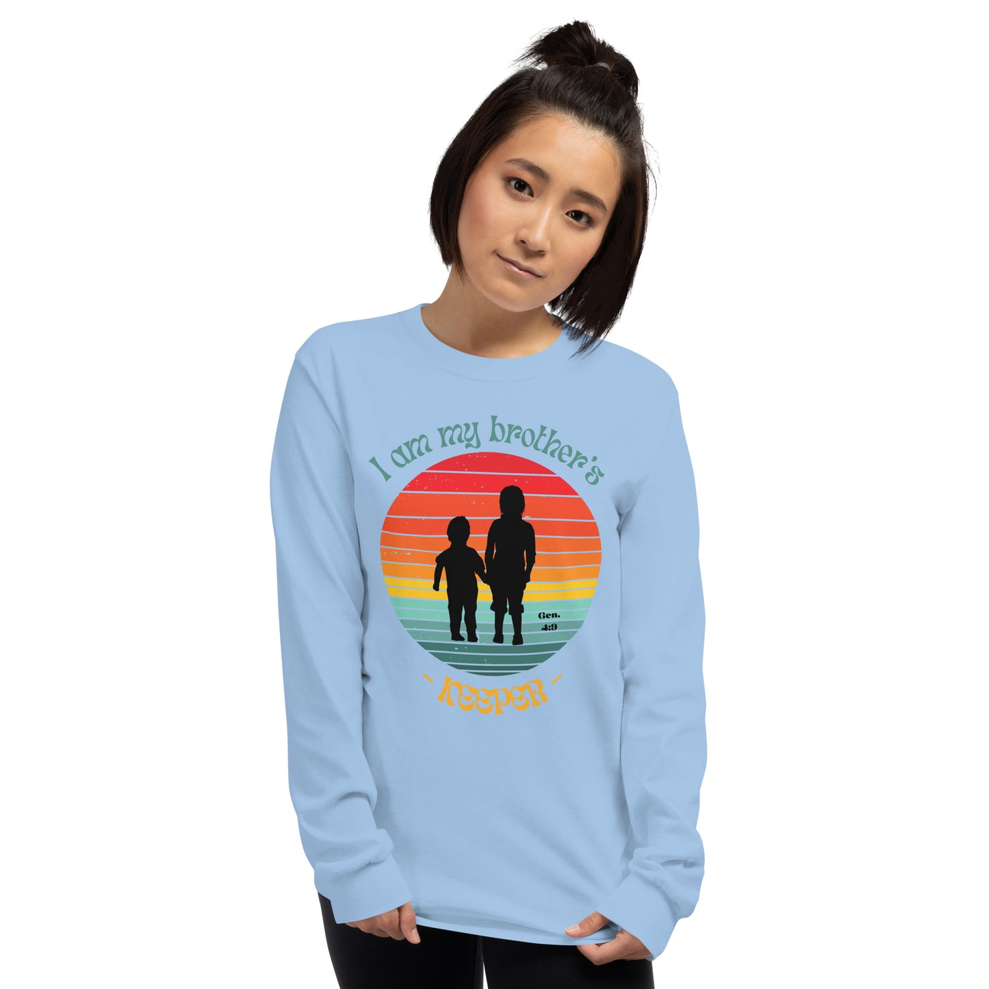 Brother's Keeper Long Sleeve Shirt (female black logo)