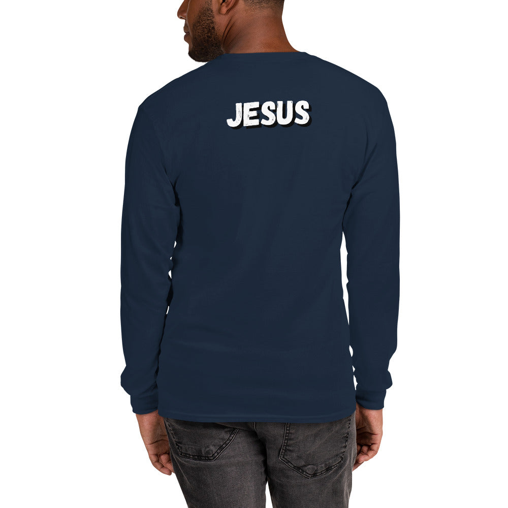 For God I Will Live, For God I Will Die (Stripe) Long Sleeve Shirt