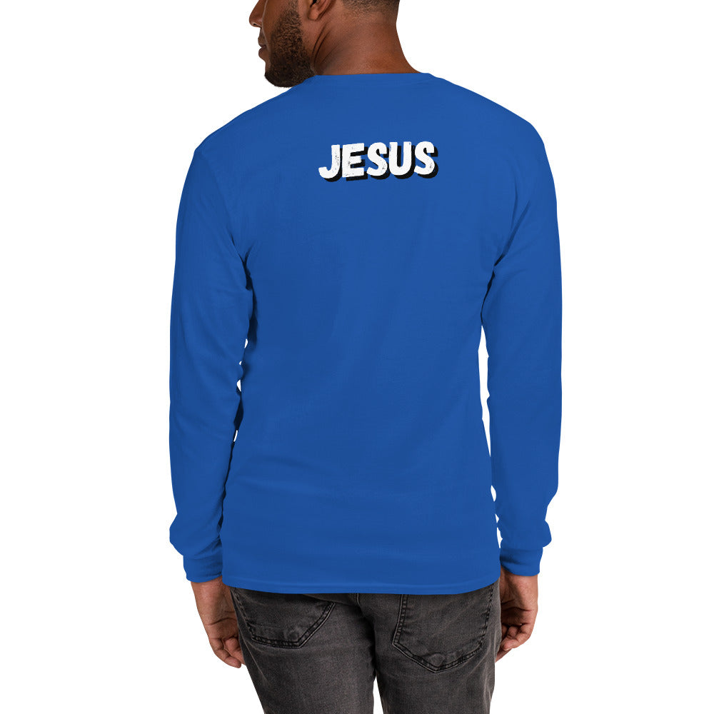 For God I Will Live, For God I Will Die (Stripe) Long Sleeve Shirt