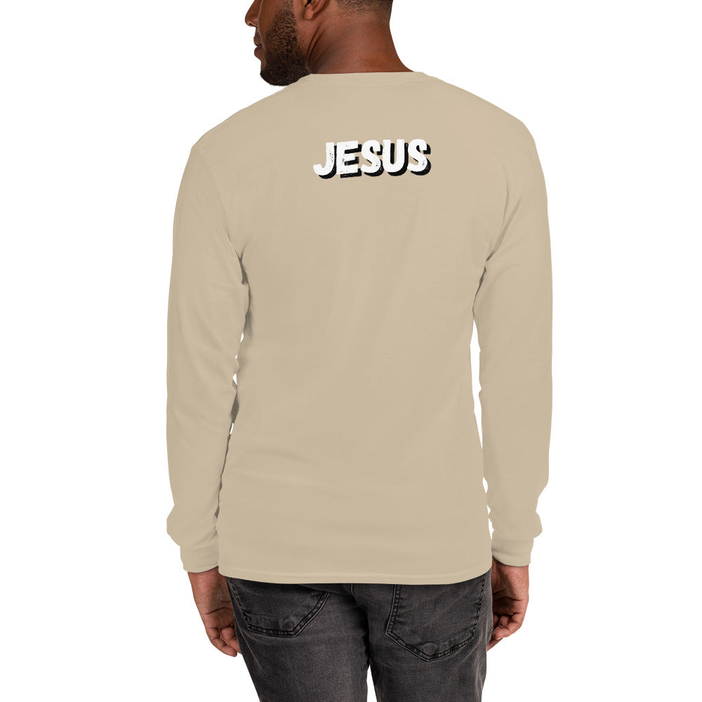 For God I Will Live, For God I Will Die (Stripe) Long Sleeve Shirt