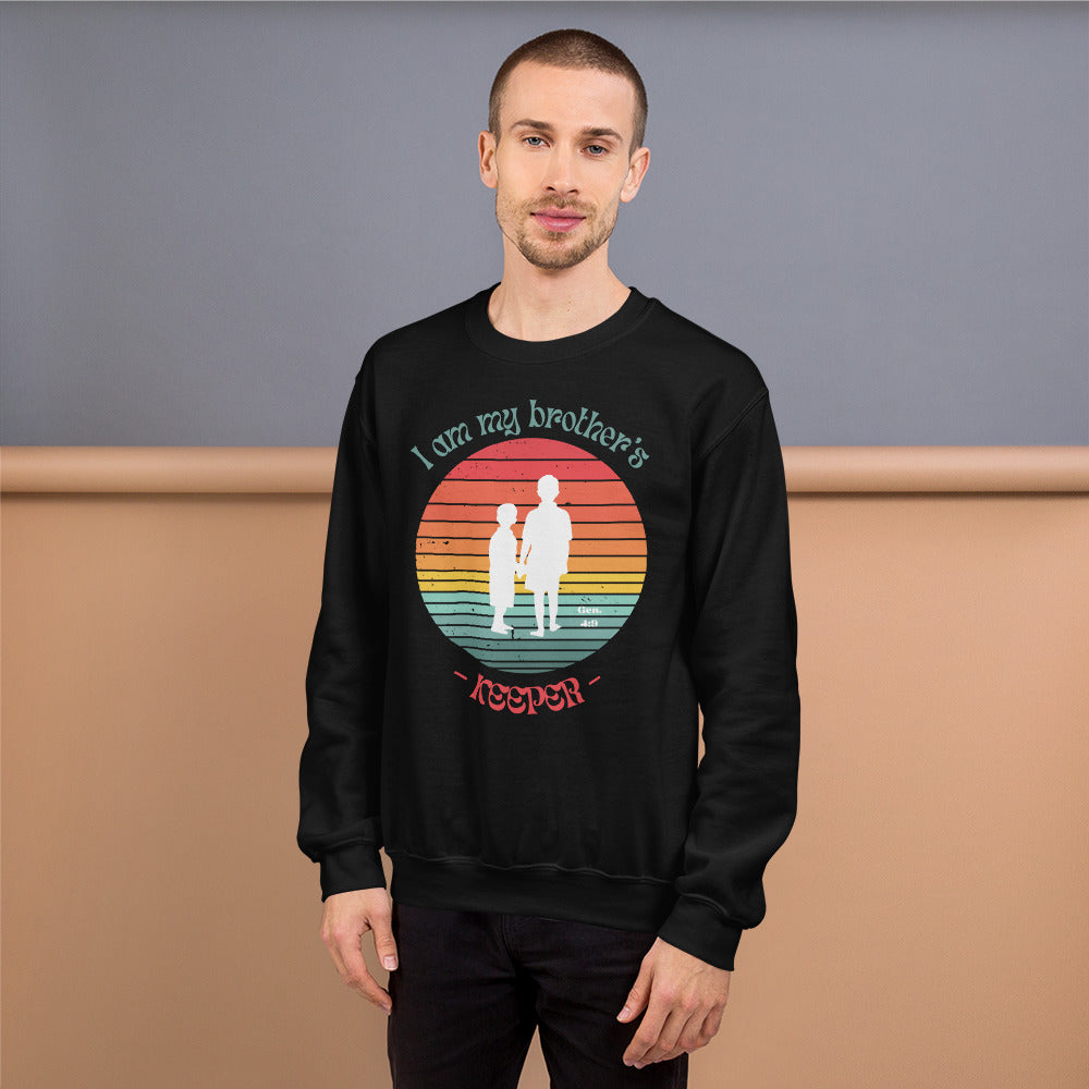 Brother's Keeper Sweatshirt (male white logo)