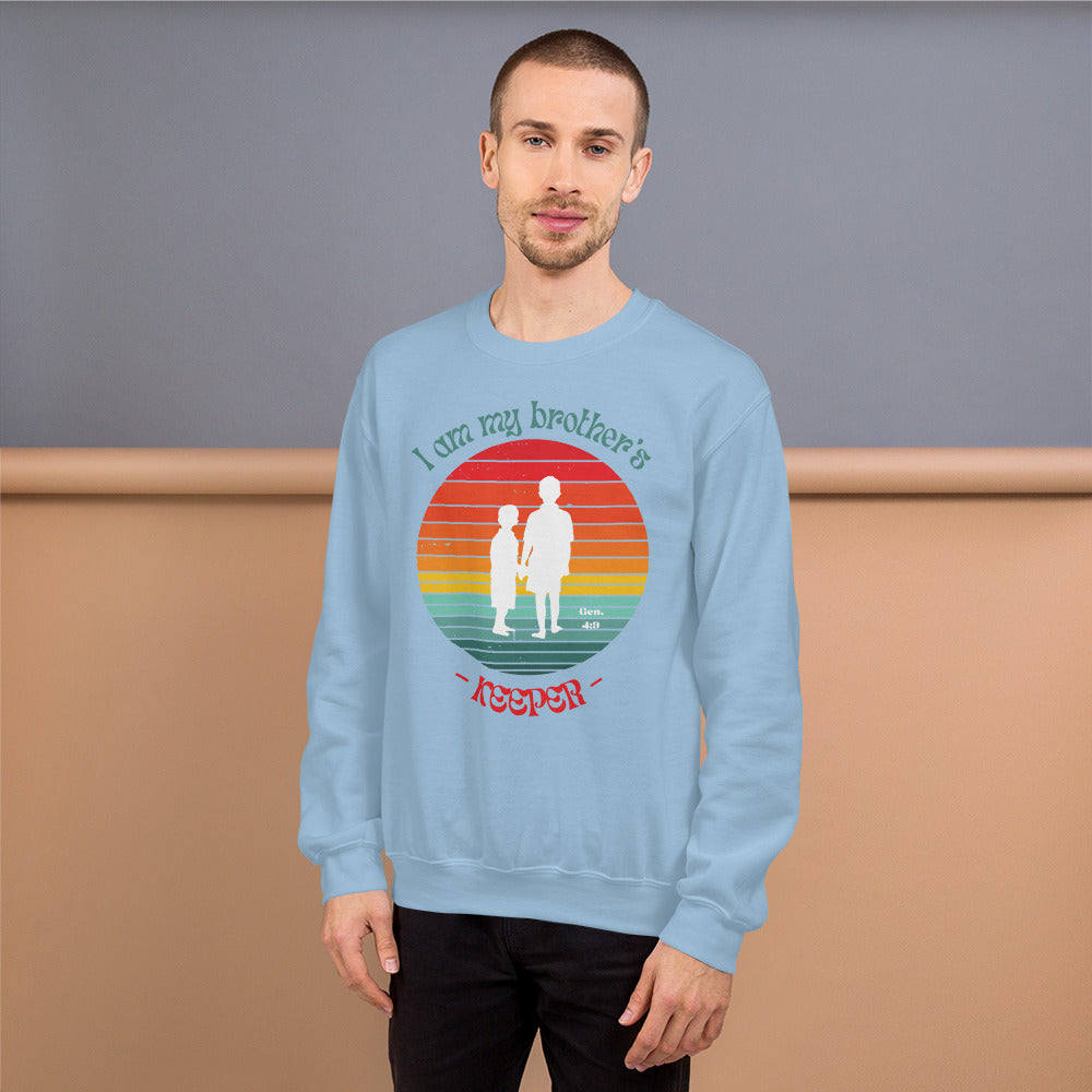 Brother's Keeper Sweatshirt (male white logo)