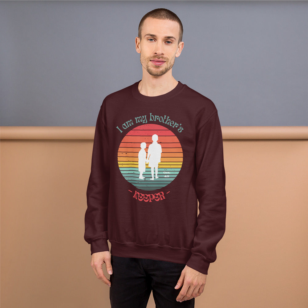 Brother's Keeper Sweatshirt (male white logo)