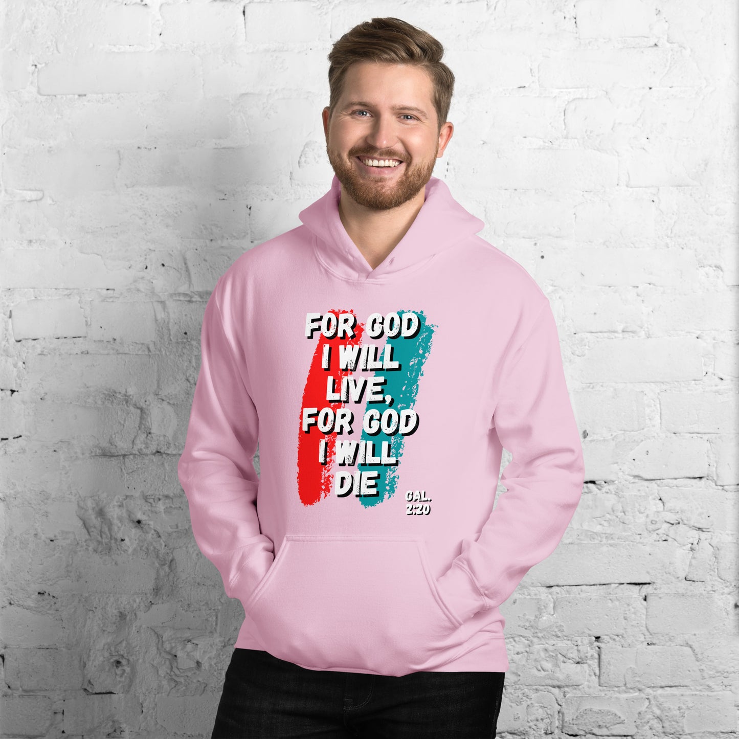 For God I Will Live, For God I Will Die (Stripe) Hoodie