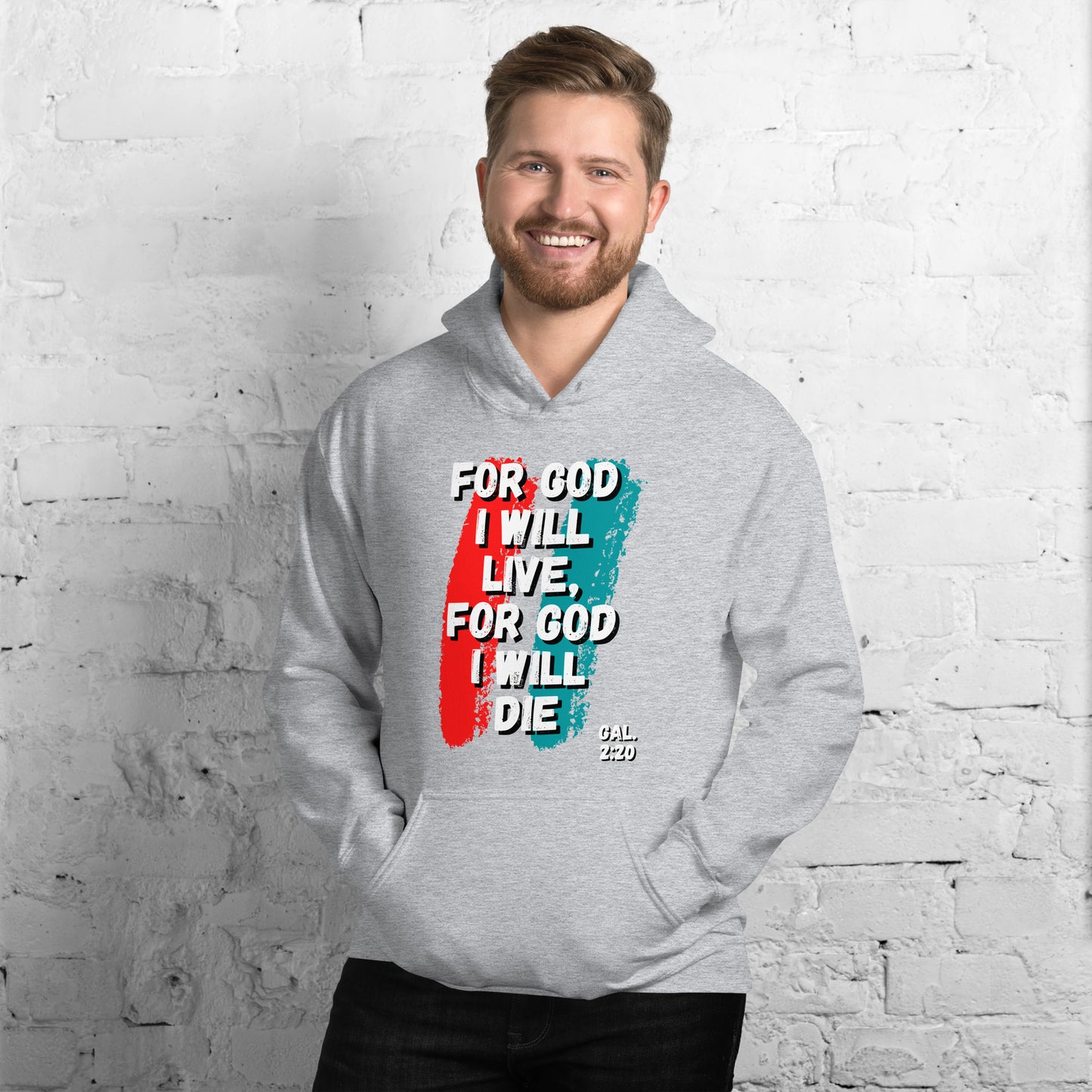 For God I Will Live, For God I Will Die (Stripe) Hoodie