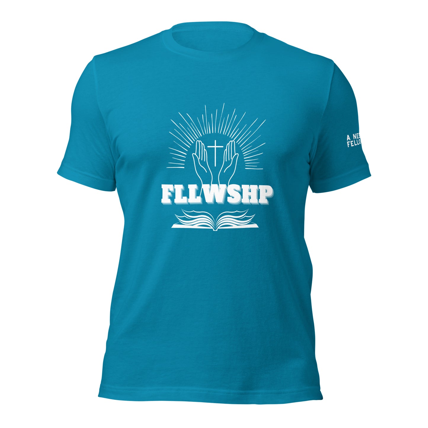 FLLWSHP T-shirt (white print)