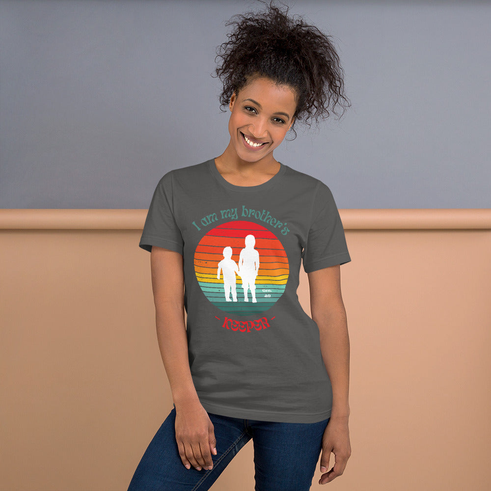 Brother's Keeper t-shirt (female white logo)