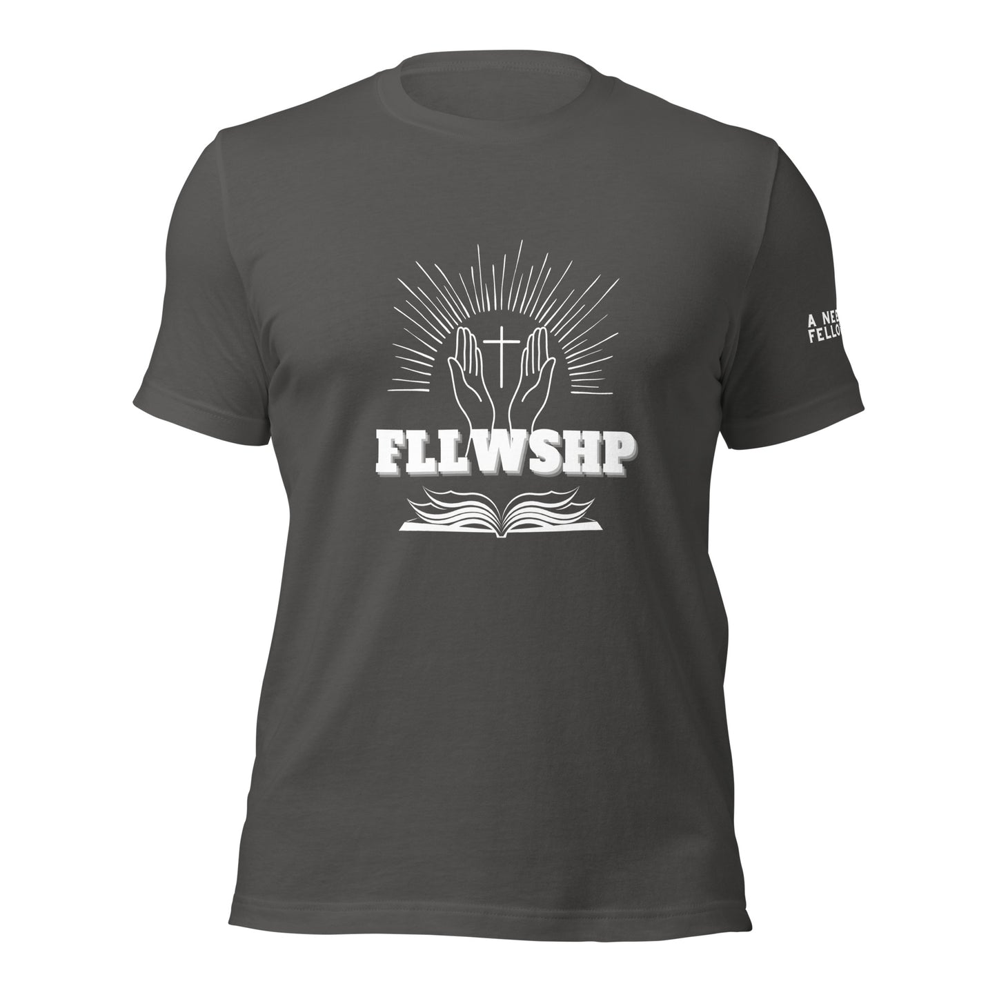 FLLWSHP T-shirt (white print)