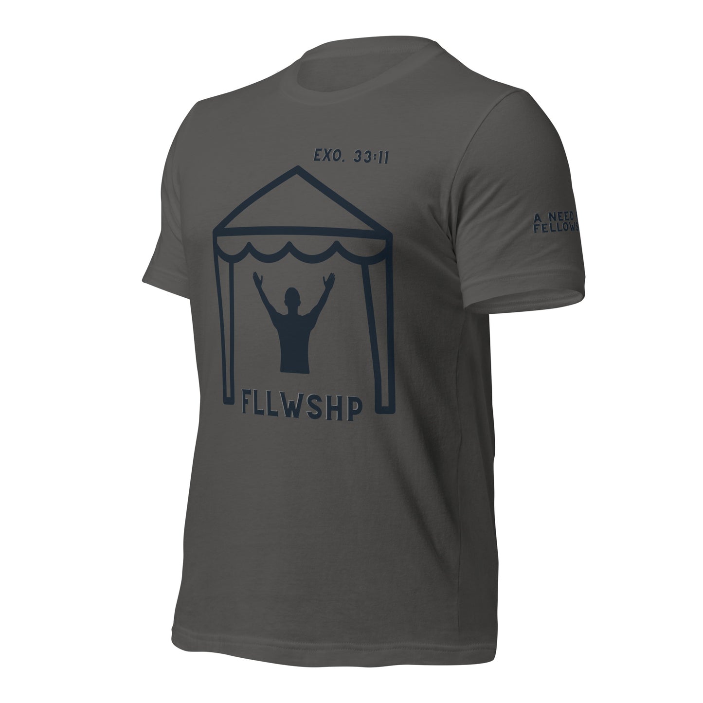 FLLWSHP w/God T-shirt (black print)