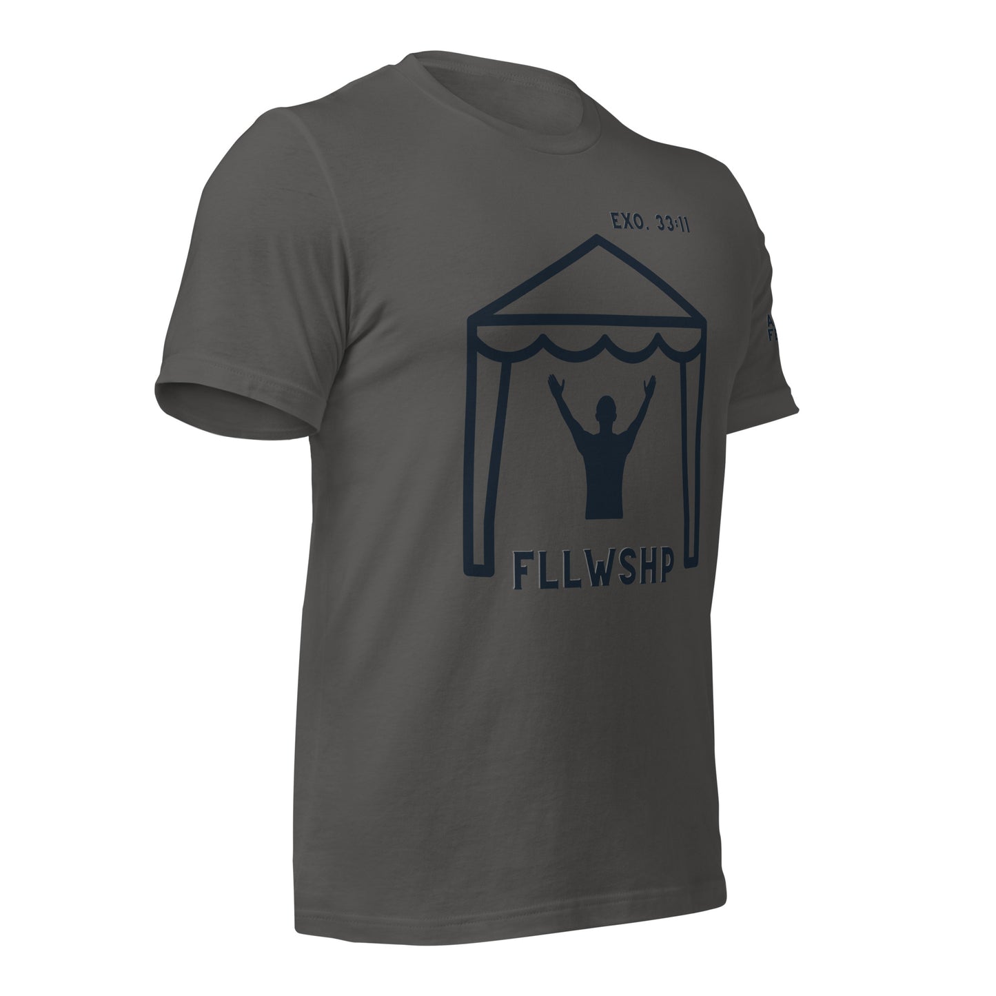 FLLWSHP w/God T-shirt (black print)