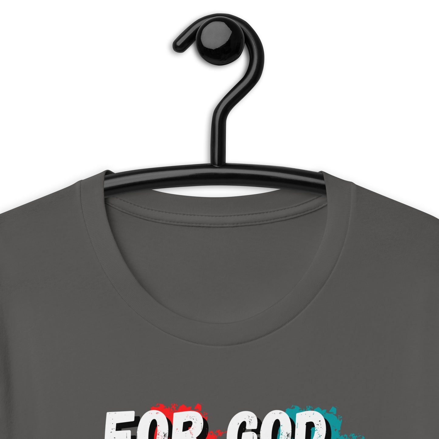 For God I Will Live, For God I Will Die (stripe) t-shirt