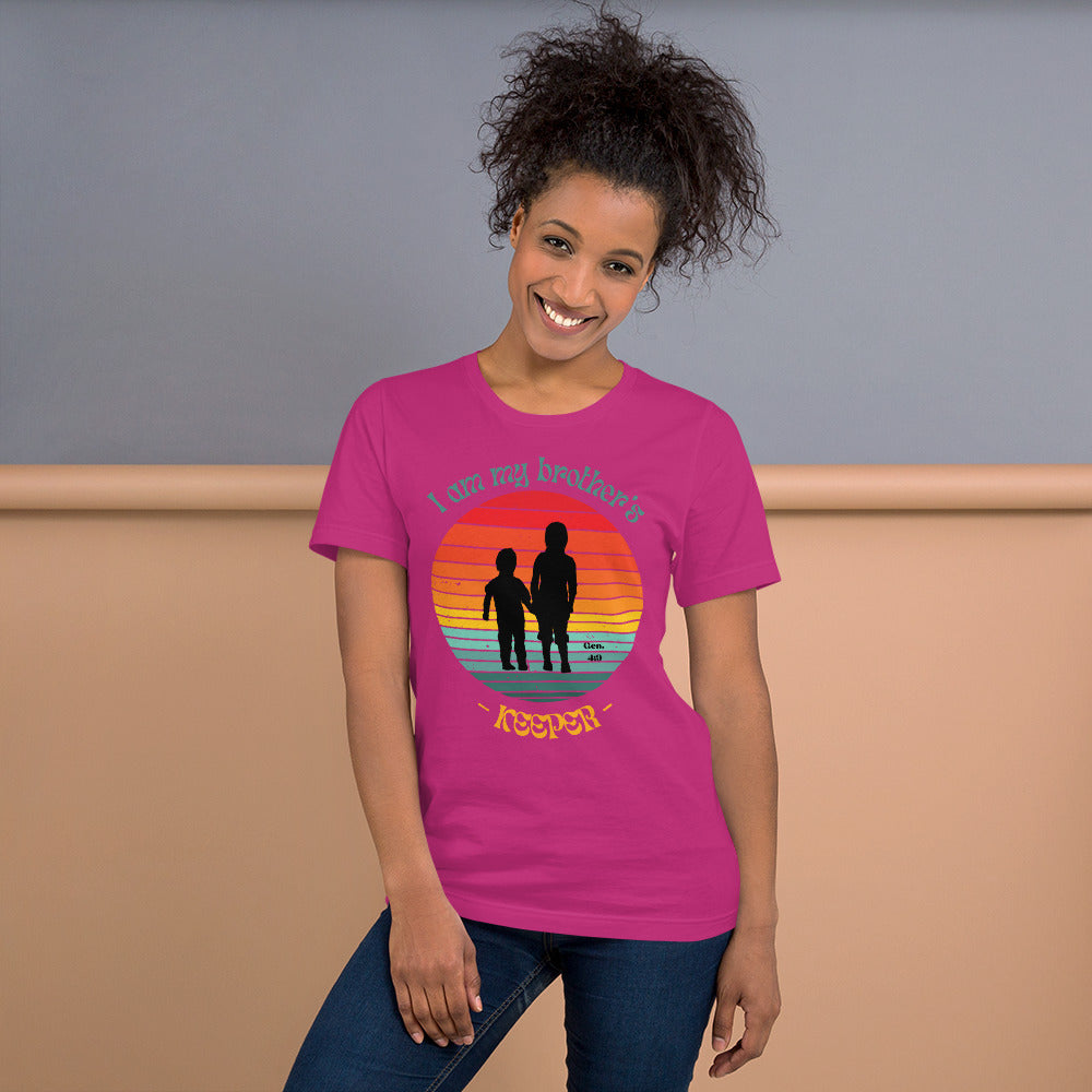 Brother's Keeper t-shirt (female black logo)