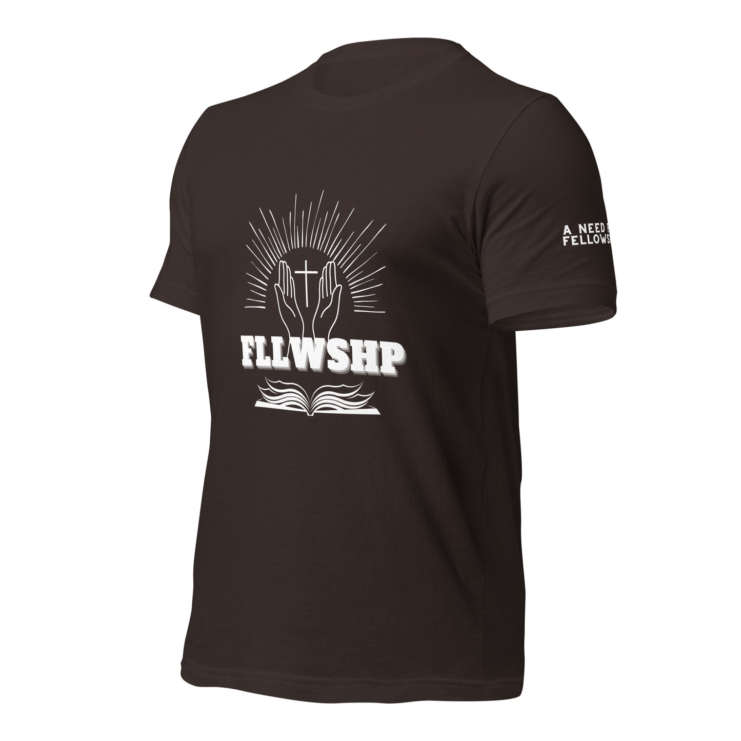 FLLWSHP T-shirt (white print)