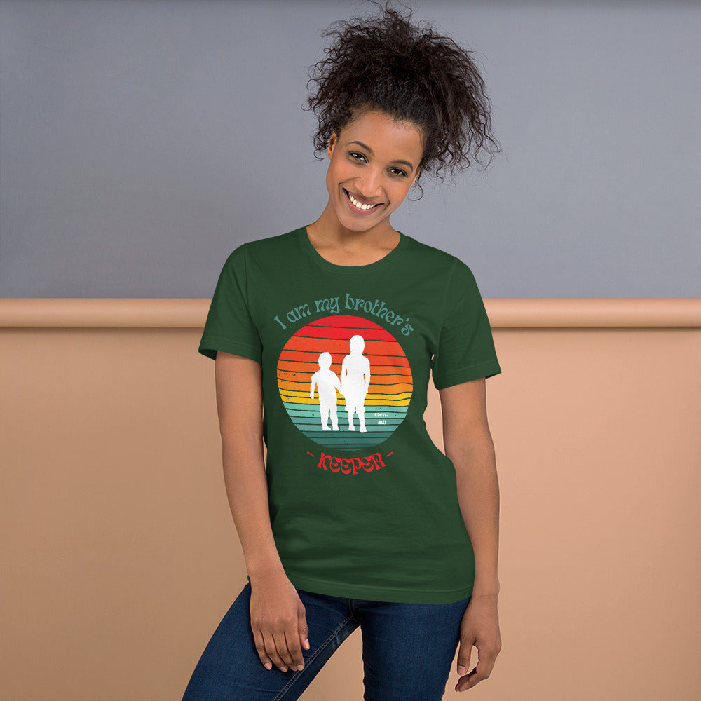 Brother's Keeper t-shirt (female white logo)