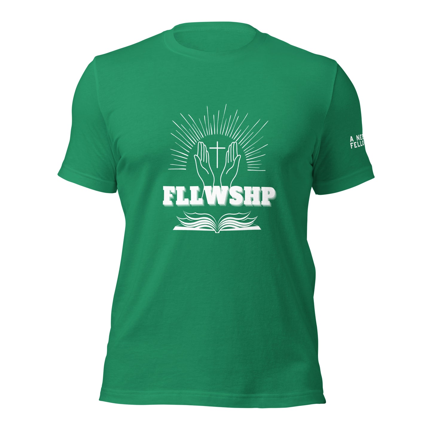 FLLWSHP T-shirt (white print)