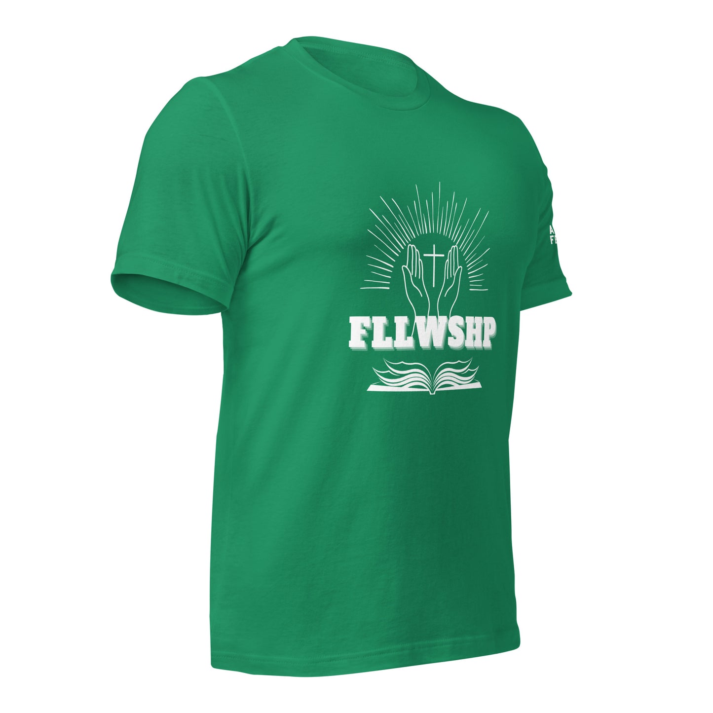 FLLWSHP T-shirt (white print)