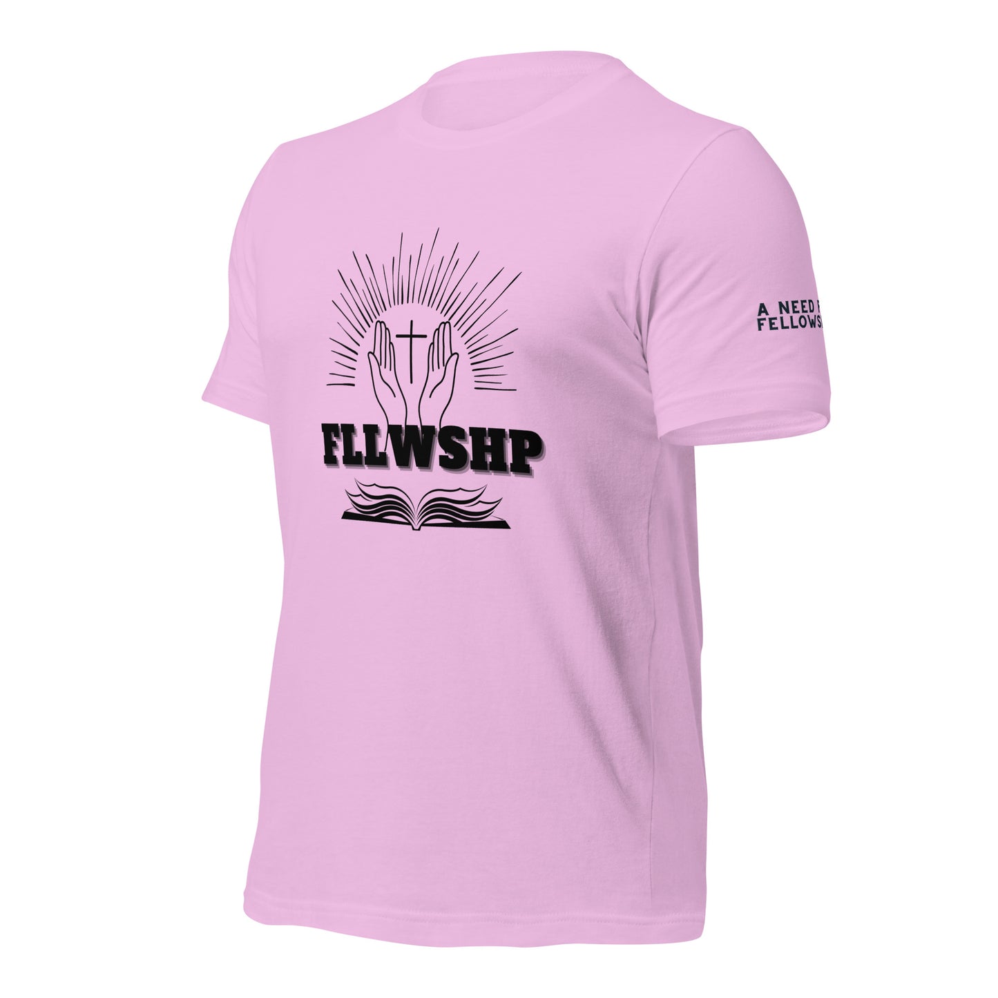 FLLWSHP T-shirt (black print)