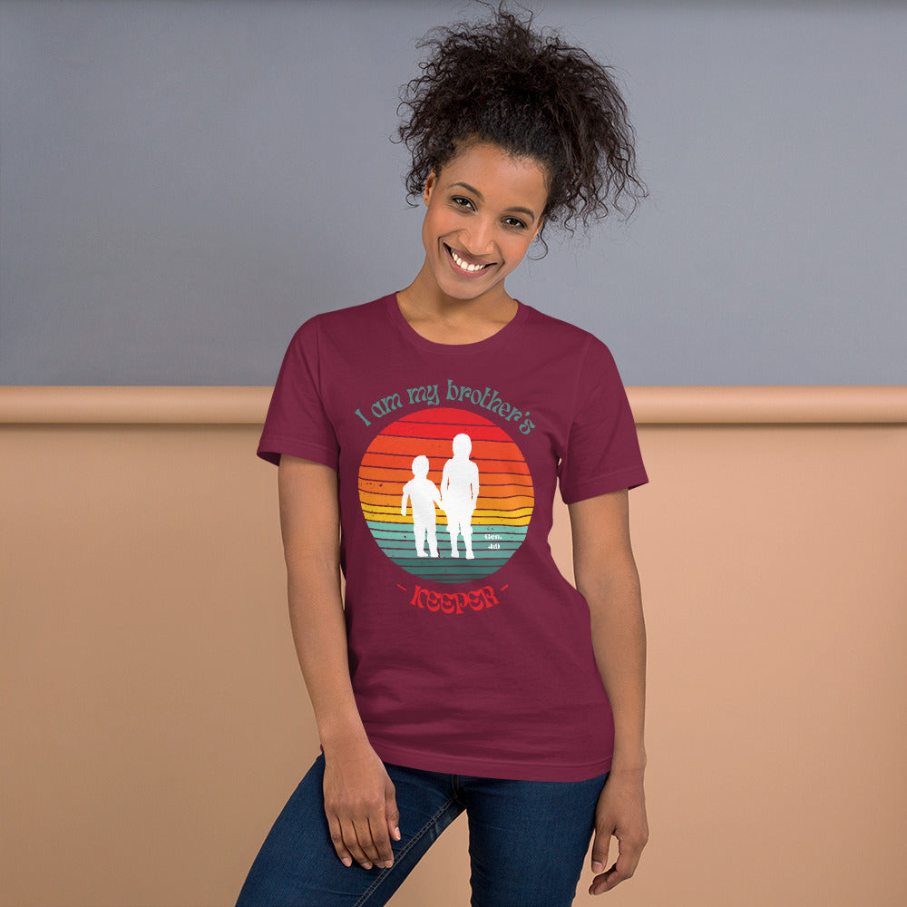 Brother's Keeper t-shirt (female white logo)
