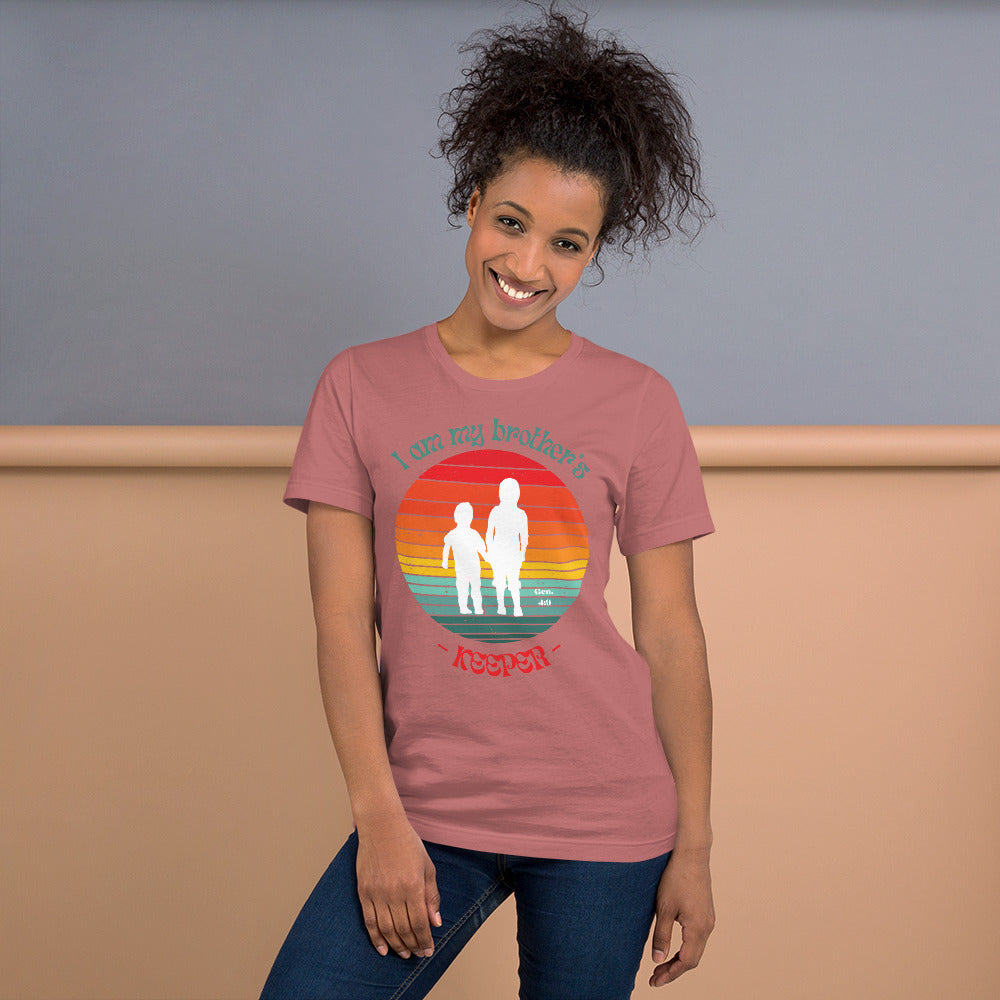 Brother's Keeper t-shirt (female white logo)