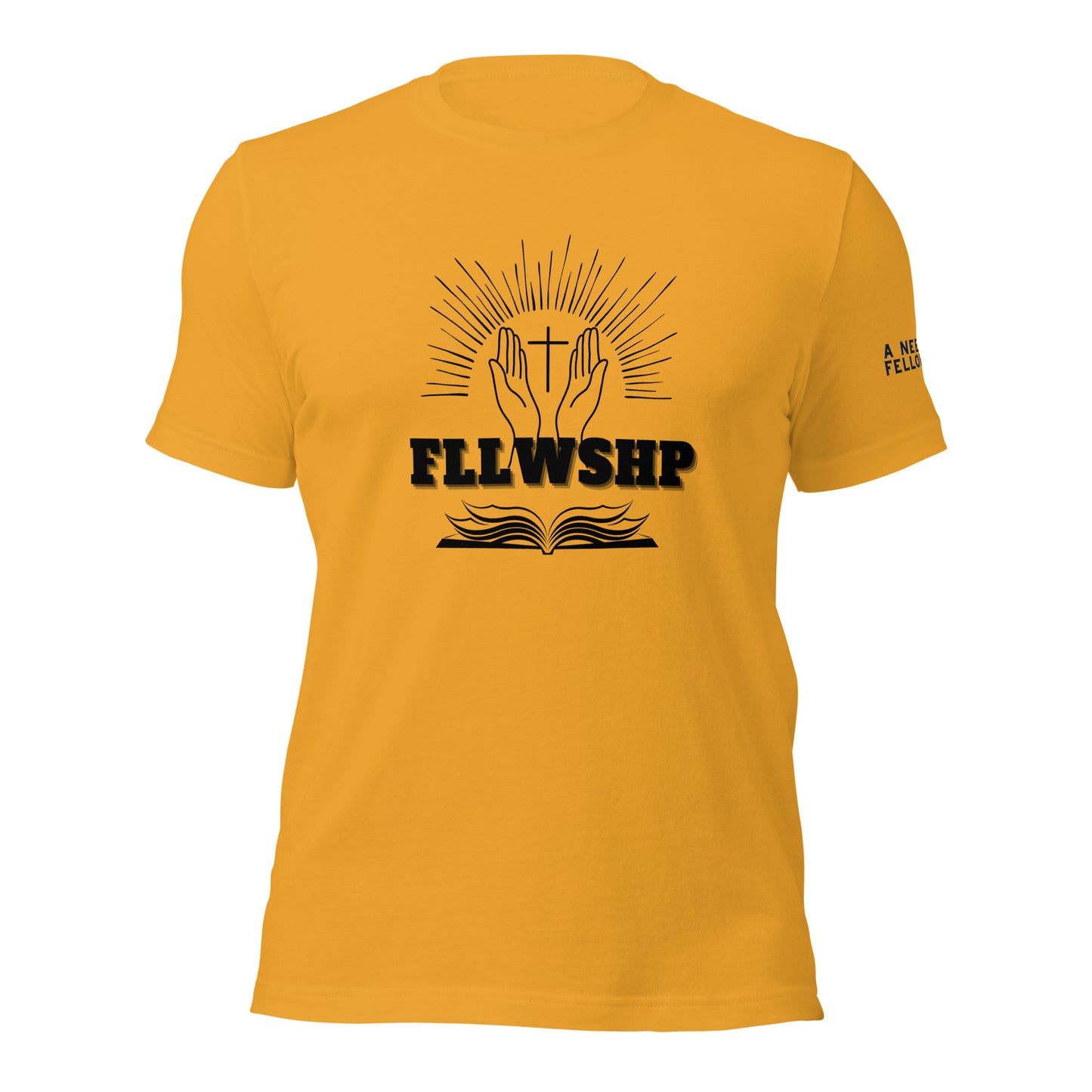 FLLWSHP T-shirt (black print)