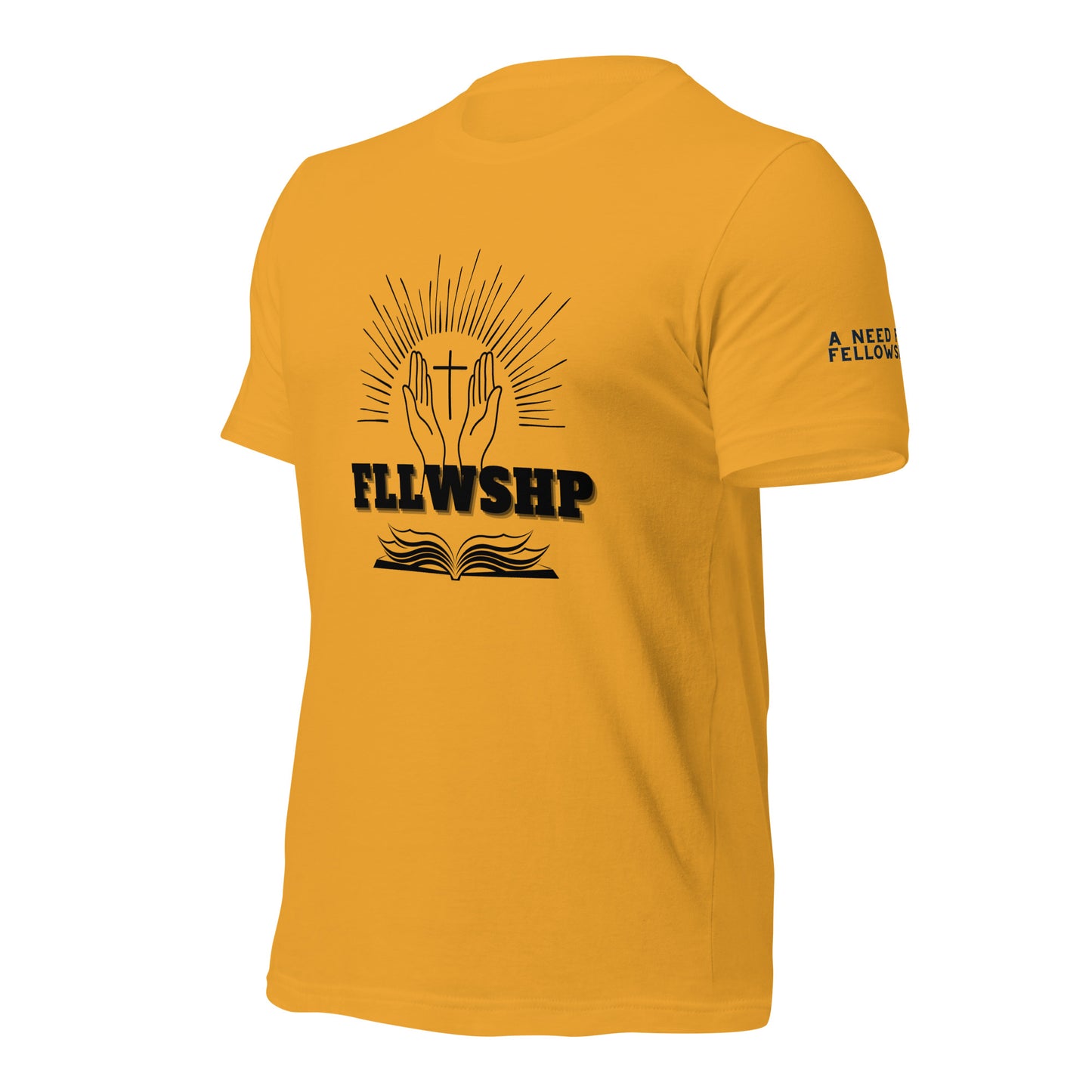 FLLWSHP T-shirt (black print)