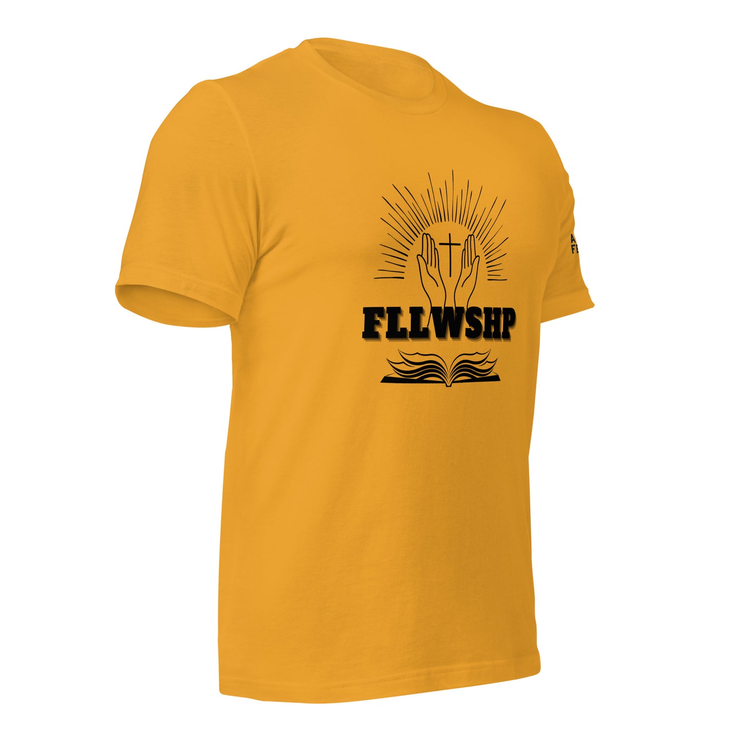 FLLWSHP T-shirt (black print)