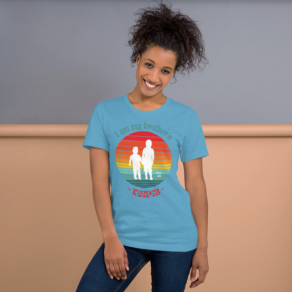 Brother's Keeper t-shirt (female white logo)