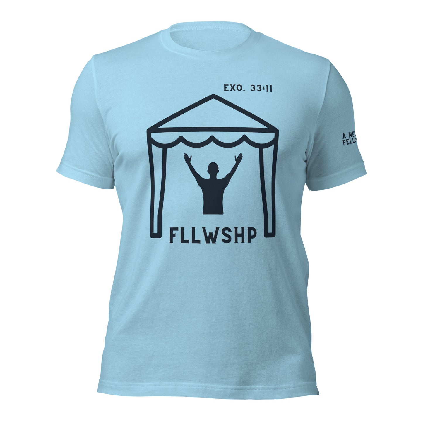 FLLWSHP w/God T-shirt (black print)