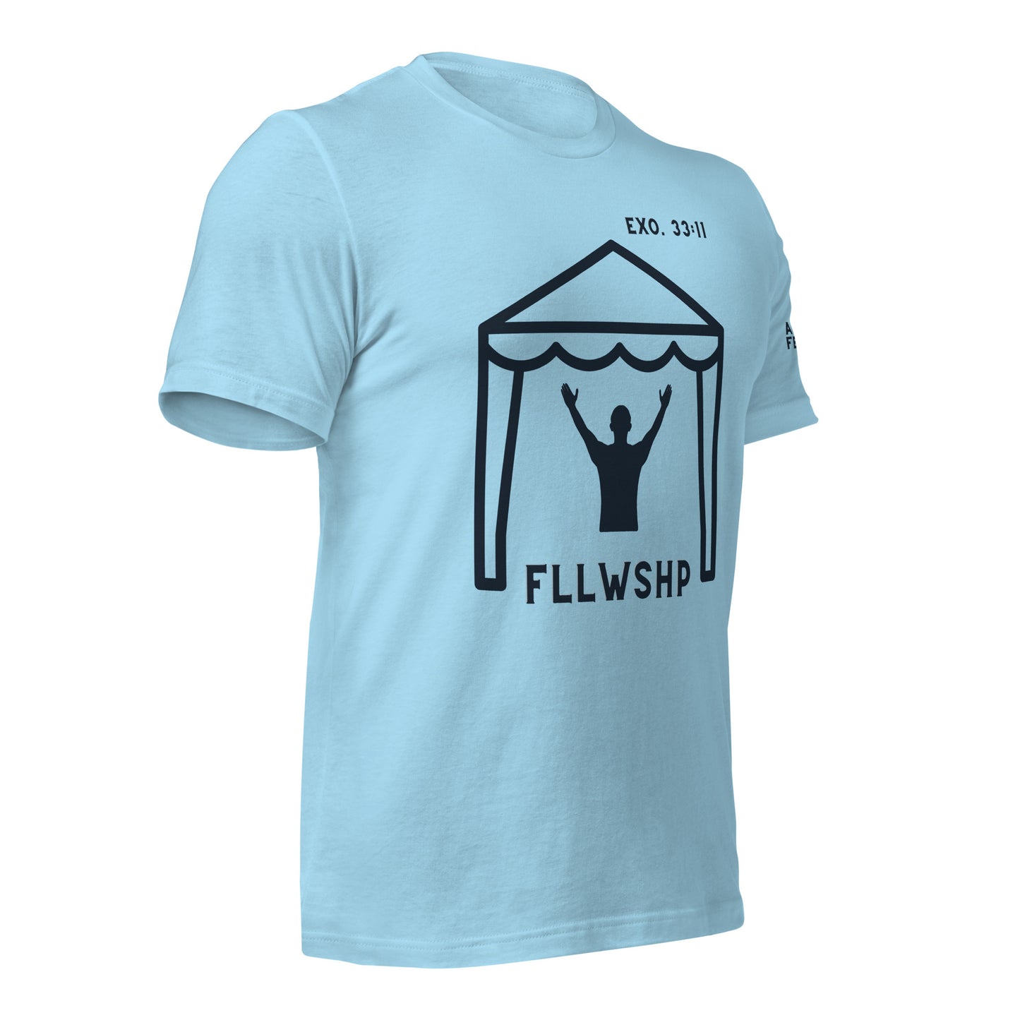 FLLWSHP w/God T-shirt (black print)