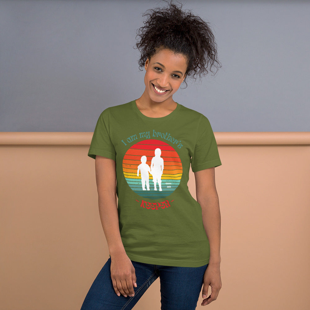 Brother's Keeper t-shirt (female white logo)