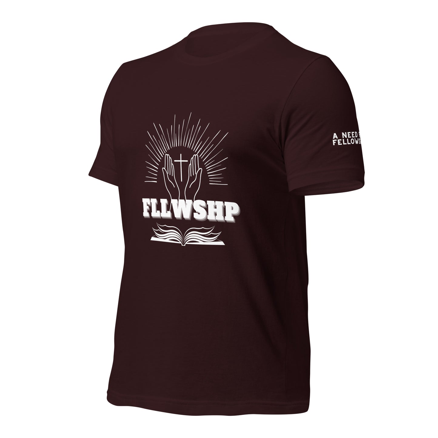FLLWSHP T-shirt (white print)