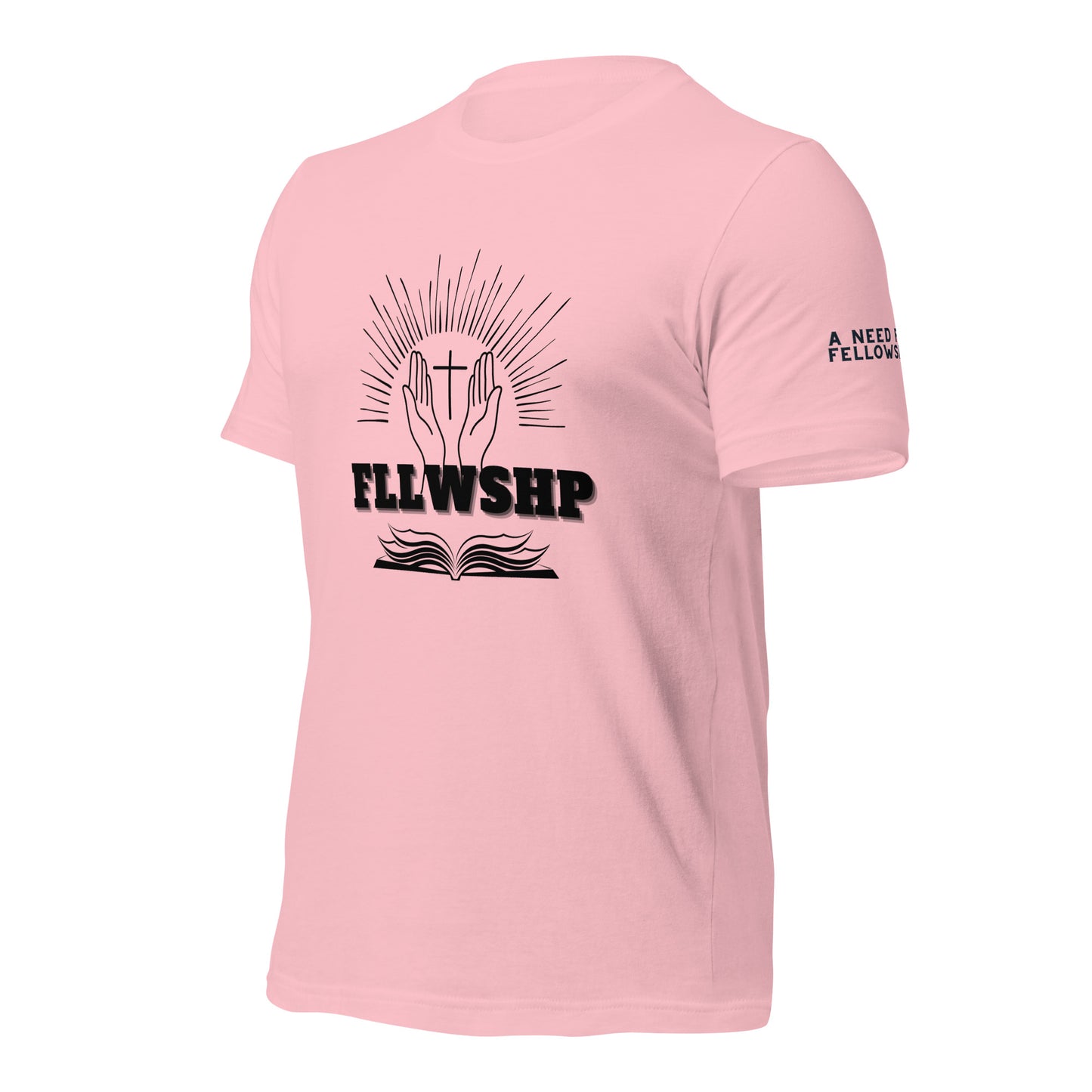 FLLWSHP T-shirt (black print)
