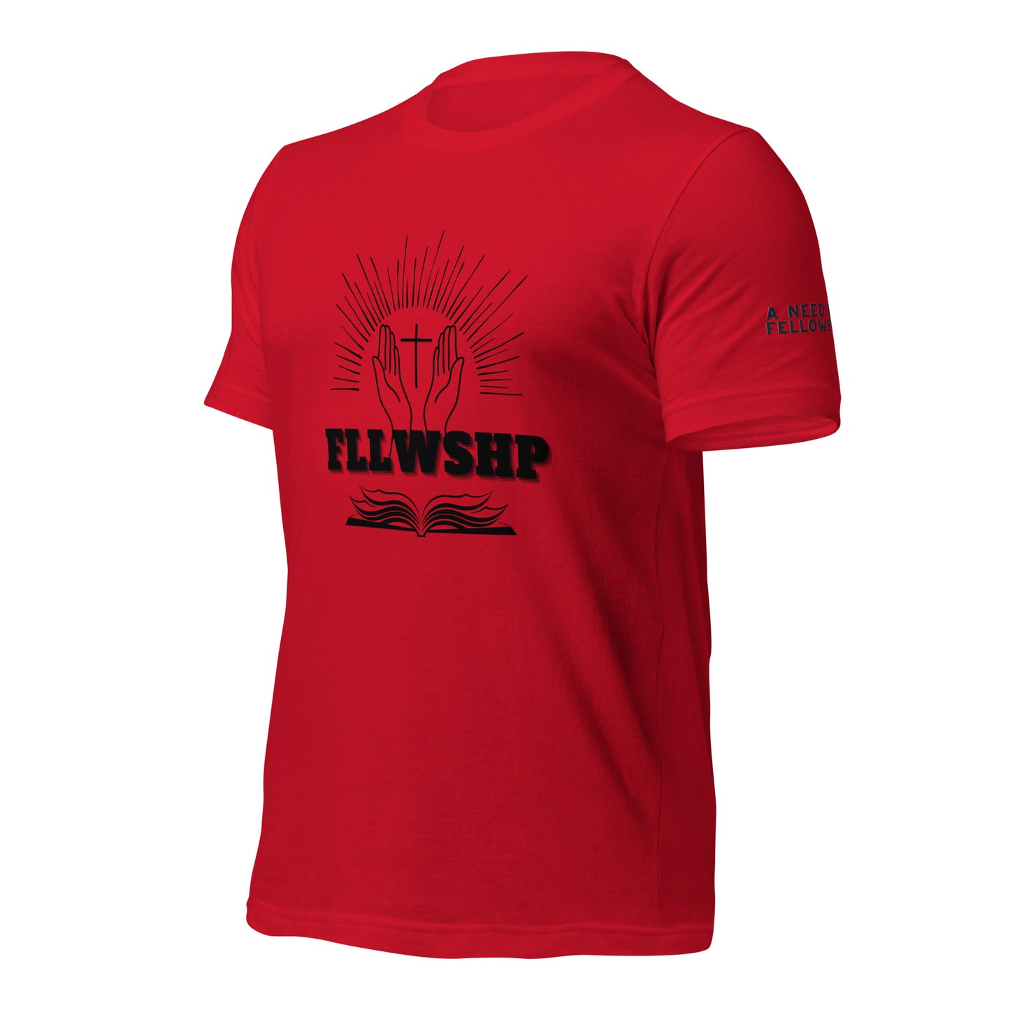FLLWSHP T-shirt (black print)