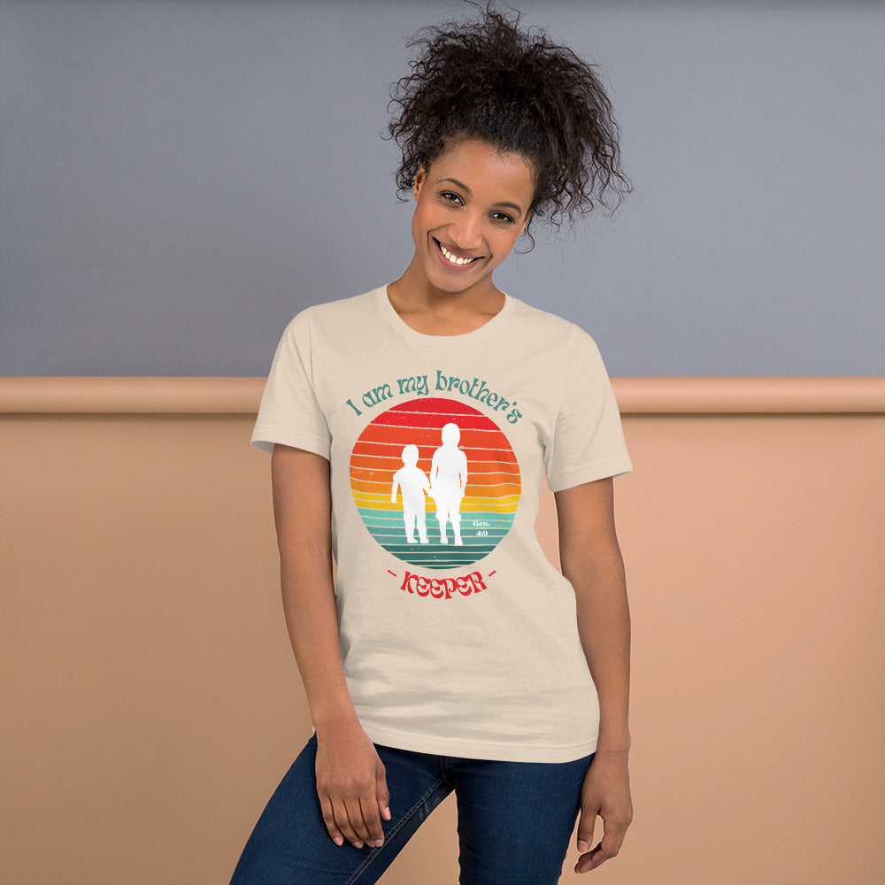 Brother's Keeper t-shirt (female white logo)
