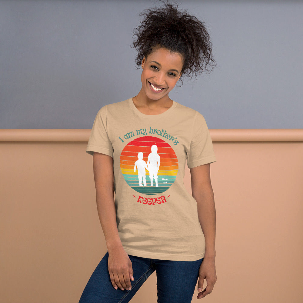 Brother's Keeper t-shirt (female white logo)