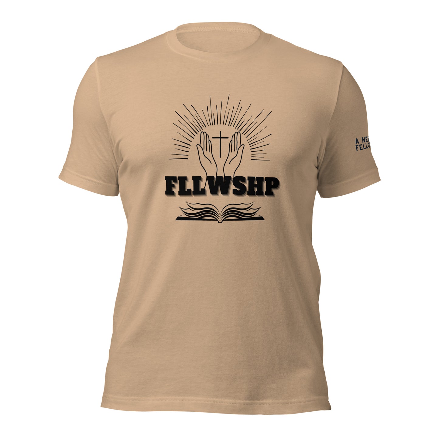 FLLWSHP T-shirt (black print)
