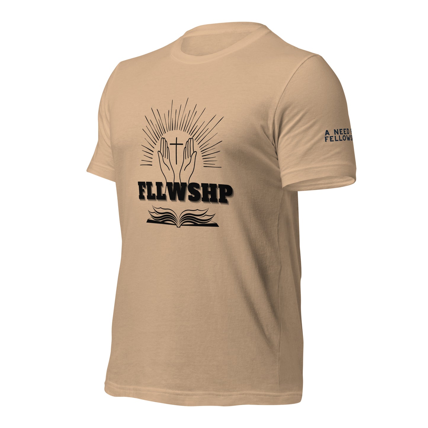 FLLWSHP T-shirt (black print)