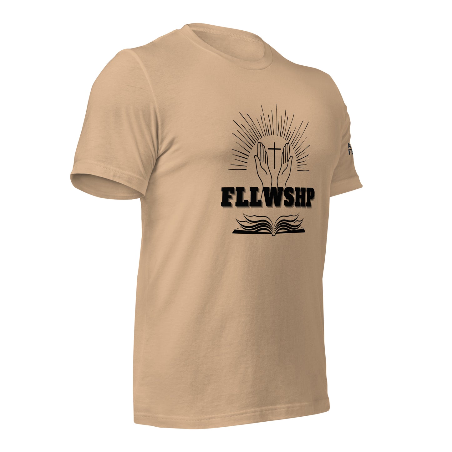 FLLWSHP T-shirt (black print)