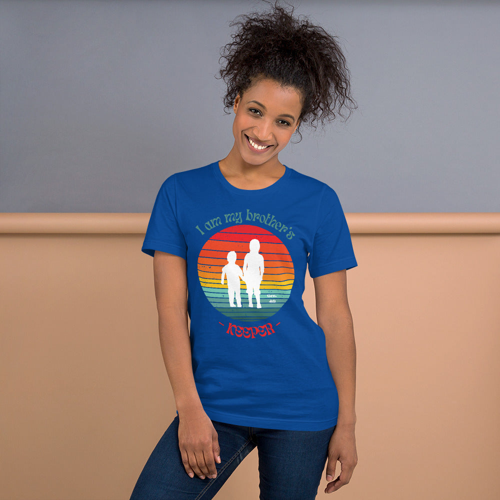 Brother's Keeper t-shirt (female white logo)