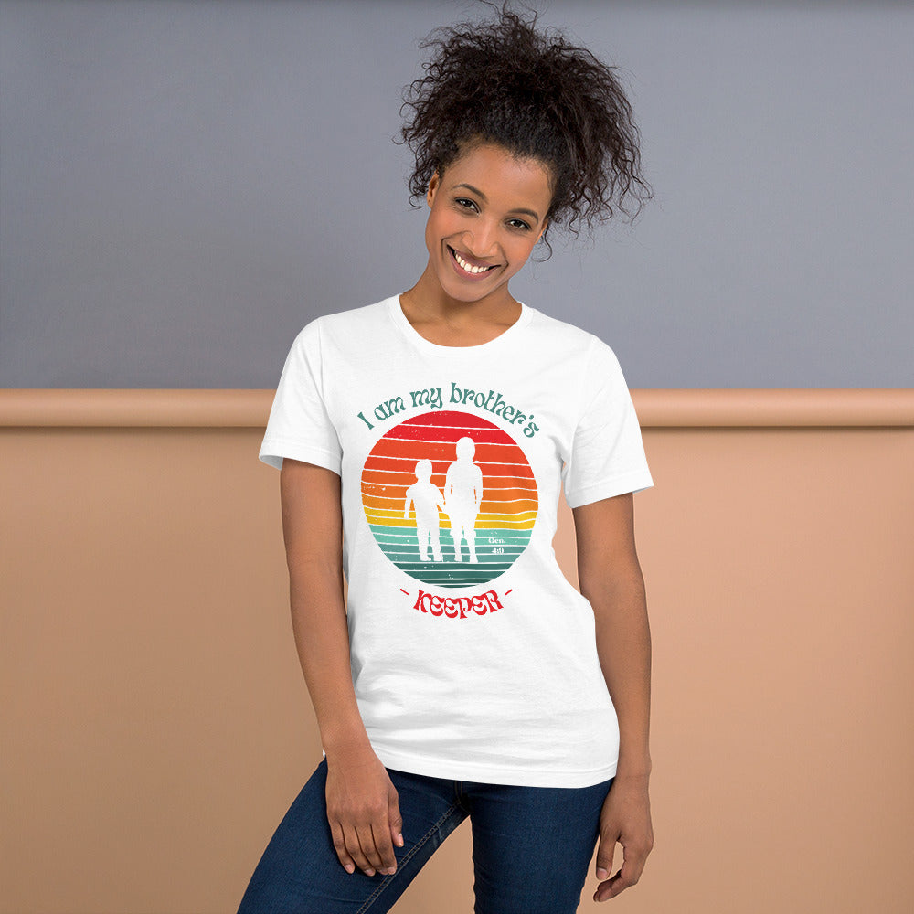 Brother's Keeper t-shirt (female white logo)