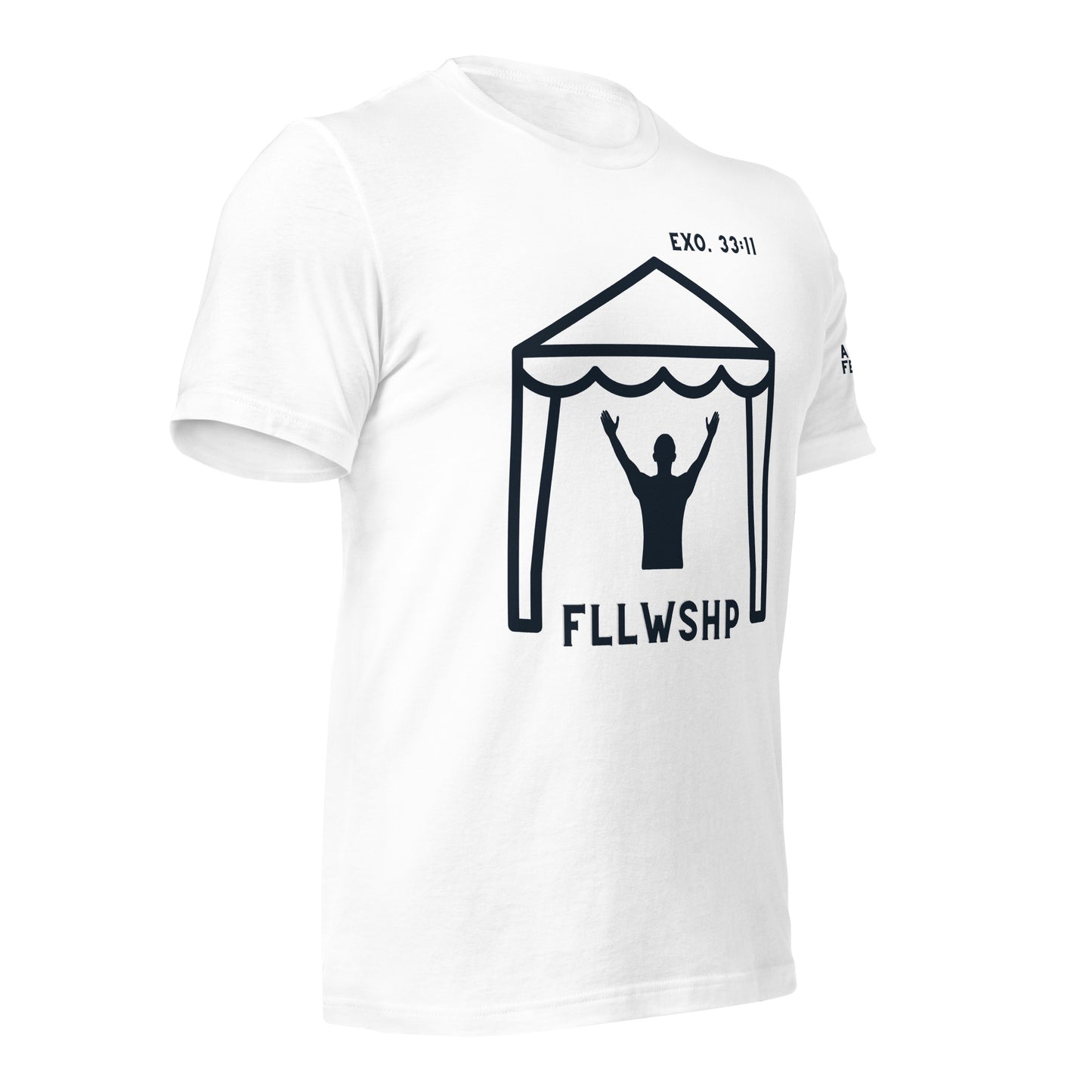 FLLWSHP w/God T-shirt (black print)