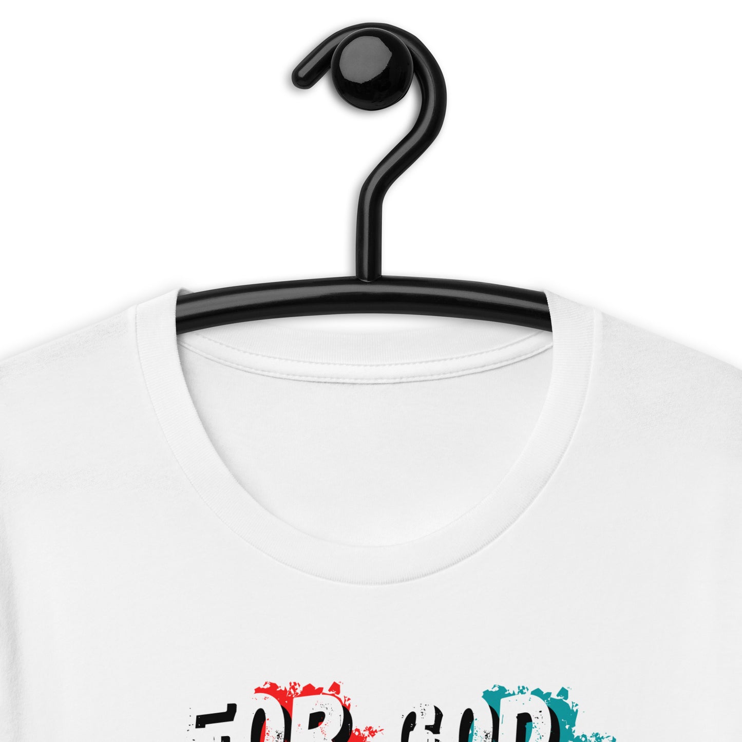 For God I Will Live, For God I Will Die (stripe) t-shirt