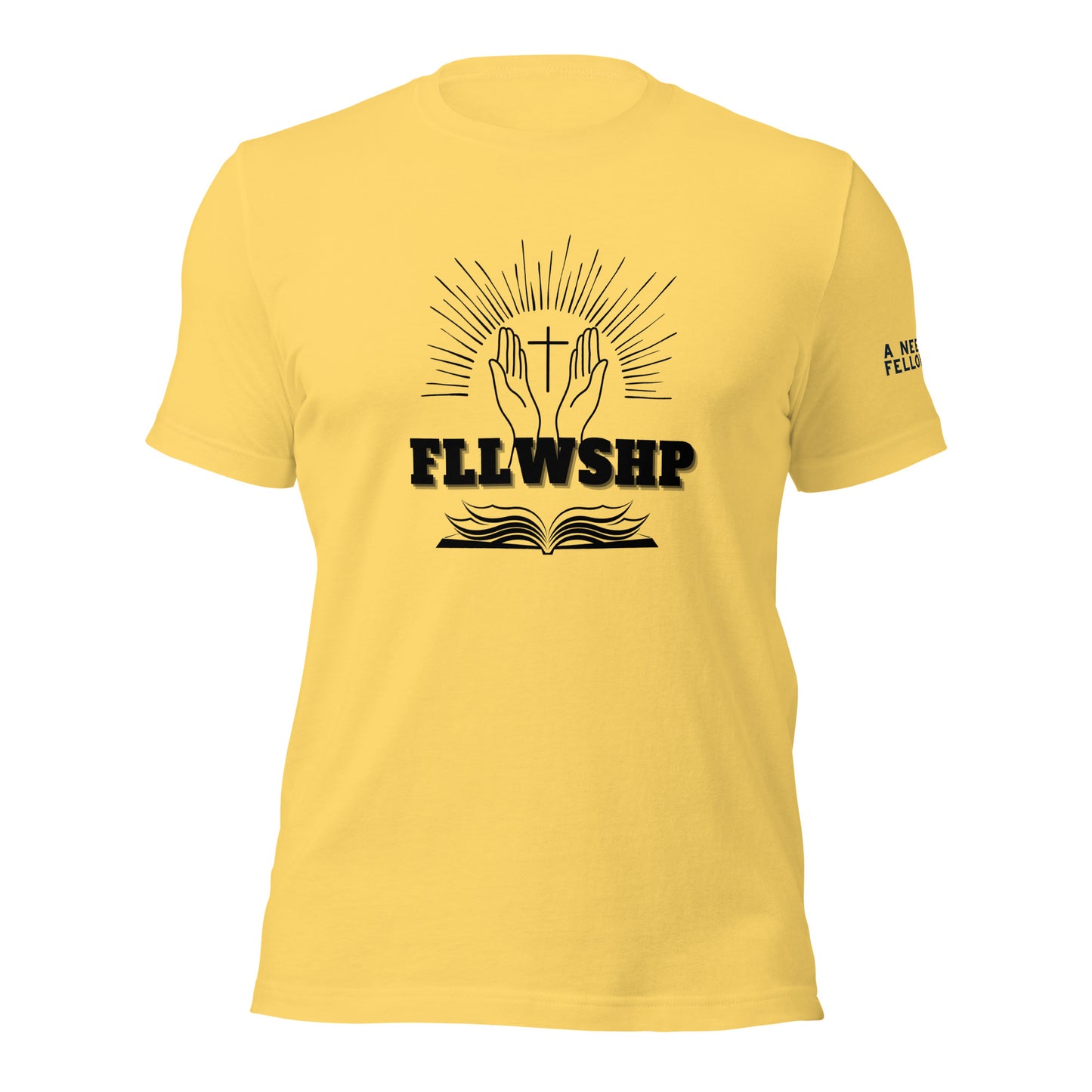 FLLWSHP T-shirt (black print)