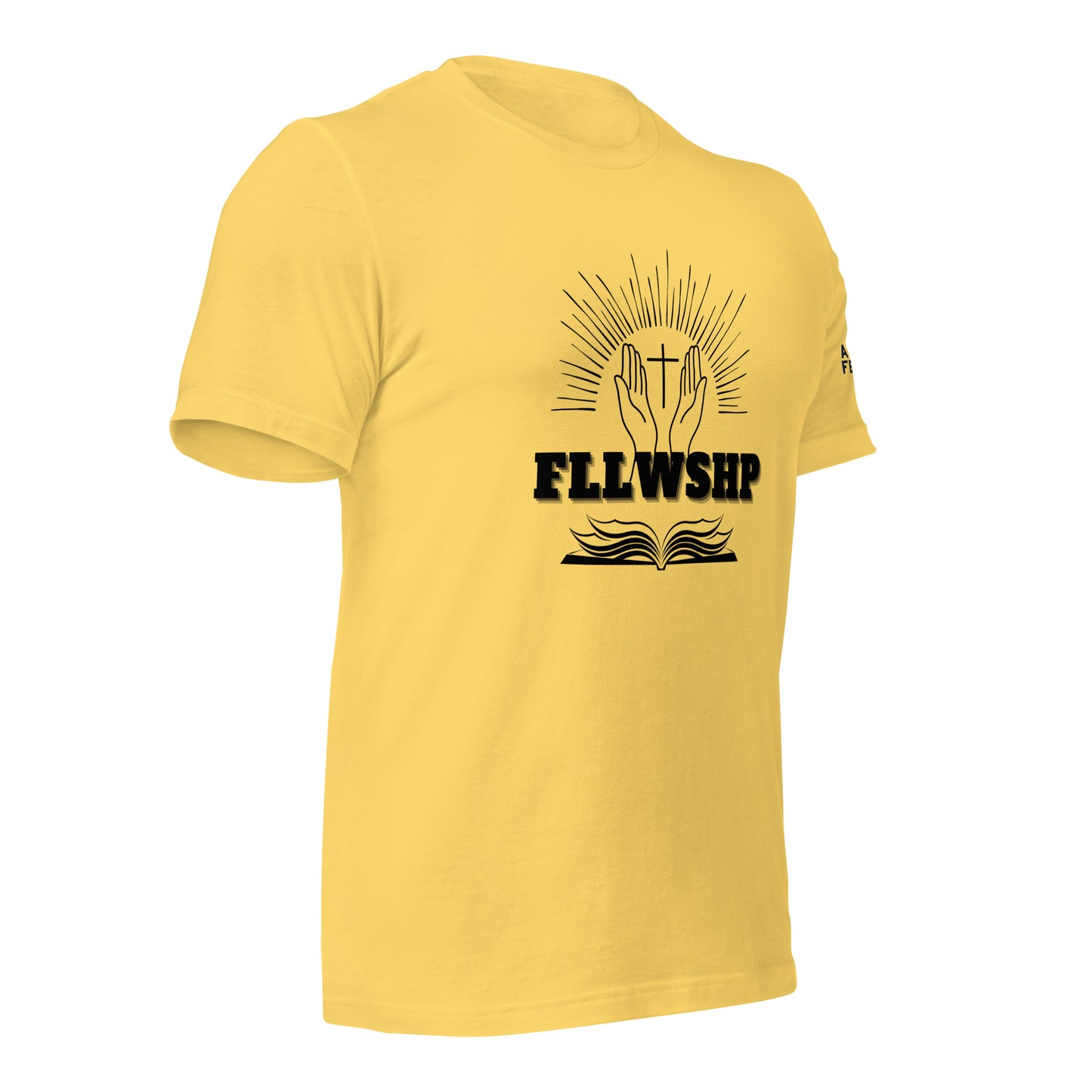 FLLWSHP T-shirt (black print)