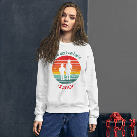 Brother's Keeper Sweatshirt (female black logo)