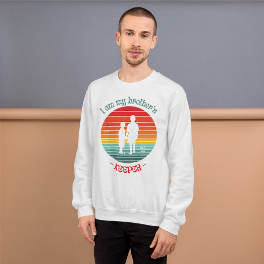 Brother's Keeper Sweatshirt (male white logo)