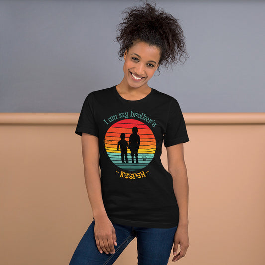 Brother's Keeper t-shirt (female black logo)
